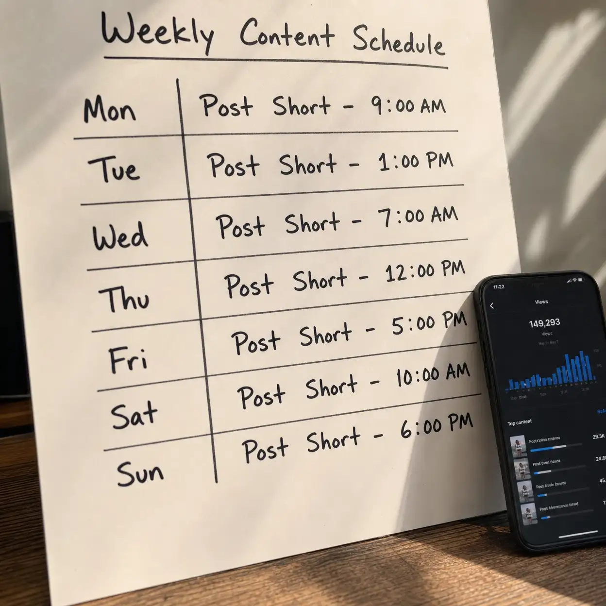 how to get more views on youtube shorts publishing experiment showing consistent topics, comparable video lengths, stable hook styles, audience activity windows, youtube watch hours, and subscriber pathways used to identify effective posting times and deeper channel engagement.